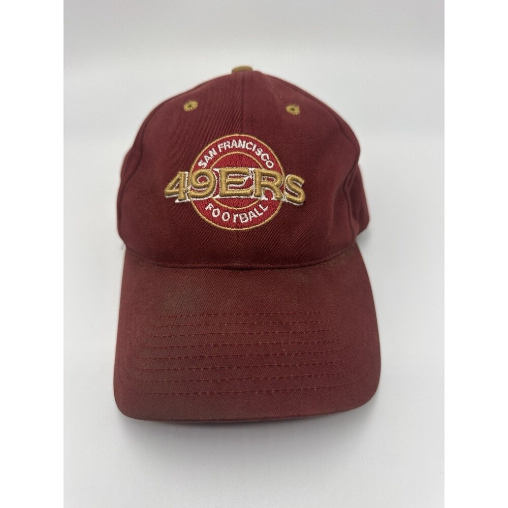 Vintage 90s San Francisco 49ers Hat Annco Snapback Cap SF Niners Red